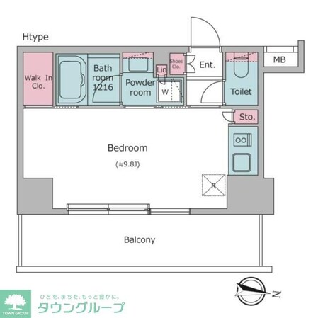 ブラウ住吉の物件間取画像